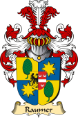 v.23 Coat of Family Arms from Germany for Raumer