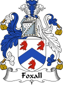 English Coat of Arms for the family Foxall