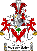 Dutch Coat of Arms for Van der Salm (or Zalm)