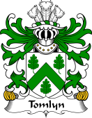 Welsh Coat of Arms for Tomlyn (lord of Llanllywel, Montgomeryshire)
