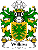 Welsh Coat of Arms for Wilkins (of Glamorgan)