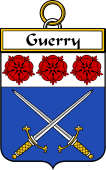 French Coat of Arms Badge for Guerry