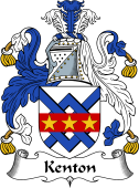English Coat of Arms for the family Kenton
