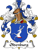 German Wappen Coat of Arms for Oldenburg