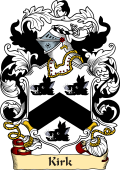 English or Welsh Family Coat of Arms (v.23) for Kirk (Retford, Nottinghamshire)