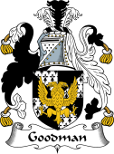 English Coat of Arms for the family Goodman