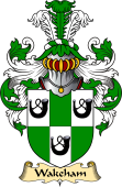 English Coat of Arms (v.23) for the family Wakeham