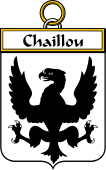 French Coat of Arms Badge for Chaillou