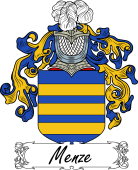 Araldica Italiana Coat of arms used by the Italian family Menze