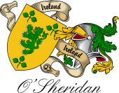 Sept (Clan) Coat of Arms from Ireland for O'Sheridan