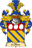 French Family Coat of Arms (v.23) for Olive (d')