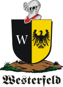 German shield on a mount for Westerfeld