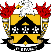 American Coat of Arms for Lyde