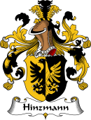German Wappen Coat of Arms for Hinzmann