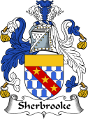 English Coat of Arms for the family Sherbrooke
