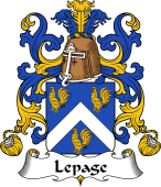 Coat of Arms from France for Lepage