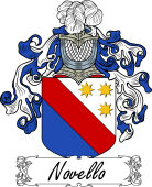 Araldica Italiana Coat of arms used by the Italian family Novello