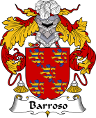 Portuguese Coat of Arms for Barroso or Bastos