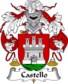 Portuguese Coat of Arms for Castelo or Castello