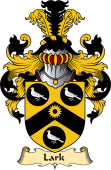 English Coat of Arms (v.23) for the family Lark