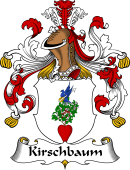 German Wappen Coat of Arms for Kirschbaum