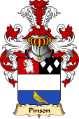 French Family Coat of Arms (v.23) for Pinson