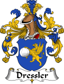 German Wappen Coat of Arms for Dressler
