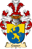 v.23 Coat of Family Arms from Germany for Gasser