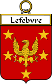 French Coat of Arms Badge for Lefebvre