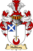 Scottish Family Coat of Arms (v.23) for Halliday