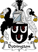 English Coat of Arms for the family Dodington