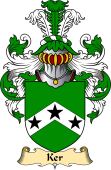 Irish Family Coat of Arms (v.23) for Ker