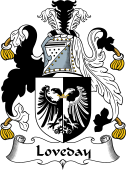 English Coat of Arms for the family Loveday