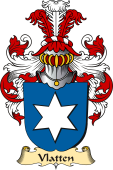 v.23 Coat of Family Arms from Germany for Vlatten