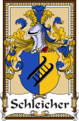 German Coat of Arms Wappen Bookplate  for Schleicher