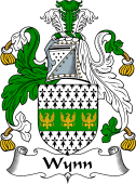 English Coat of Arms for the family Winn or Wynn