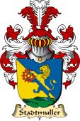 v.23 Coat of Family Arms from Germany for Stadtmuller