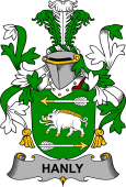 Irish Coat of Arms for Hanly or O'Hanley
