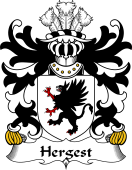 Welsh Coat of Arms for Hergest (Hargest, lord of Coston, Hereford)