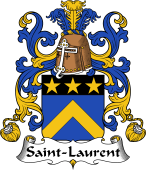 Coat of Arms from France for Saint-Laurent