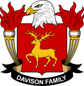 Coat of arms used by the Davison family in the United States of America
