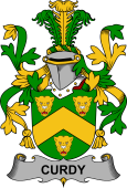 Irish Coat of Arms for Curdy or McCurdy