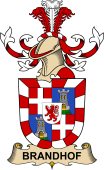 Republic of Austria Coat of Arms for Brandhof