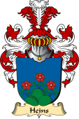 v.23 Coat of Family Arms from Germany for Heins