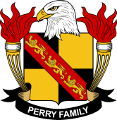 Coat of arms used by the Perry family in the United States of America