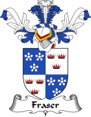 Coat of Arms from Scotland for Fraser (of Lovat)