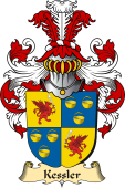 v.23 Coat of Family Arms from Germany for Kessler