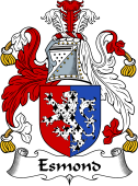 English Coat of Arms for the family Esmond