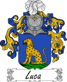 Araldica Italiana Coat of arms used by the Italian family Luca