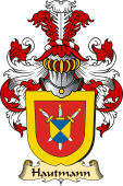 v.23 Coat of Family Arms from Germany for Hautmann